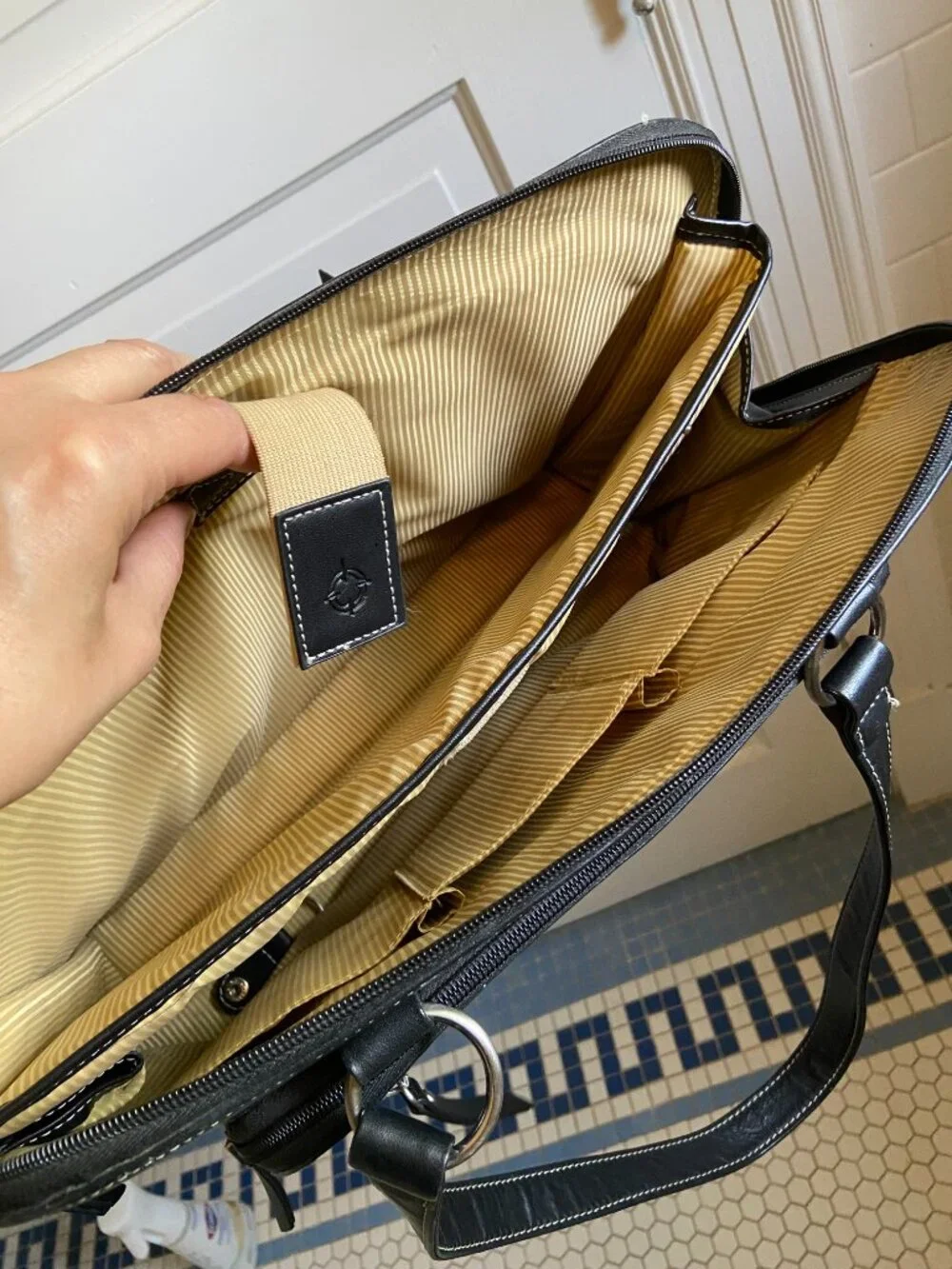 franklin covey laptop tote, business tote bag women, professional work purse